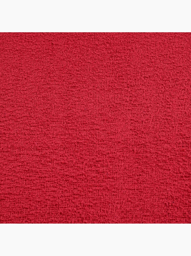Lot de serviettes éponge coton 12 pcs frogn 360 g/m² - vidaxl Rouge - Kiabi