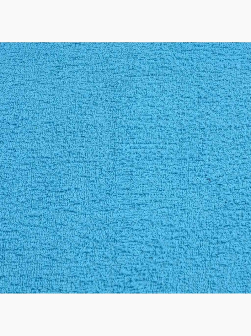 Lot de serviettes éponge coton 12 pcs frogn 360 g/m² - vidaxl Turquoise - Kiabi