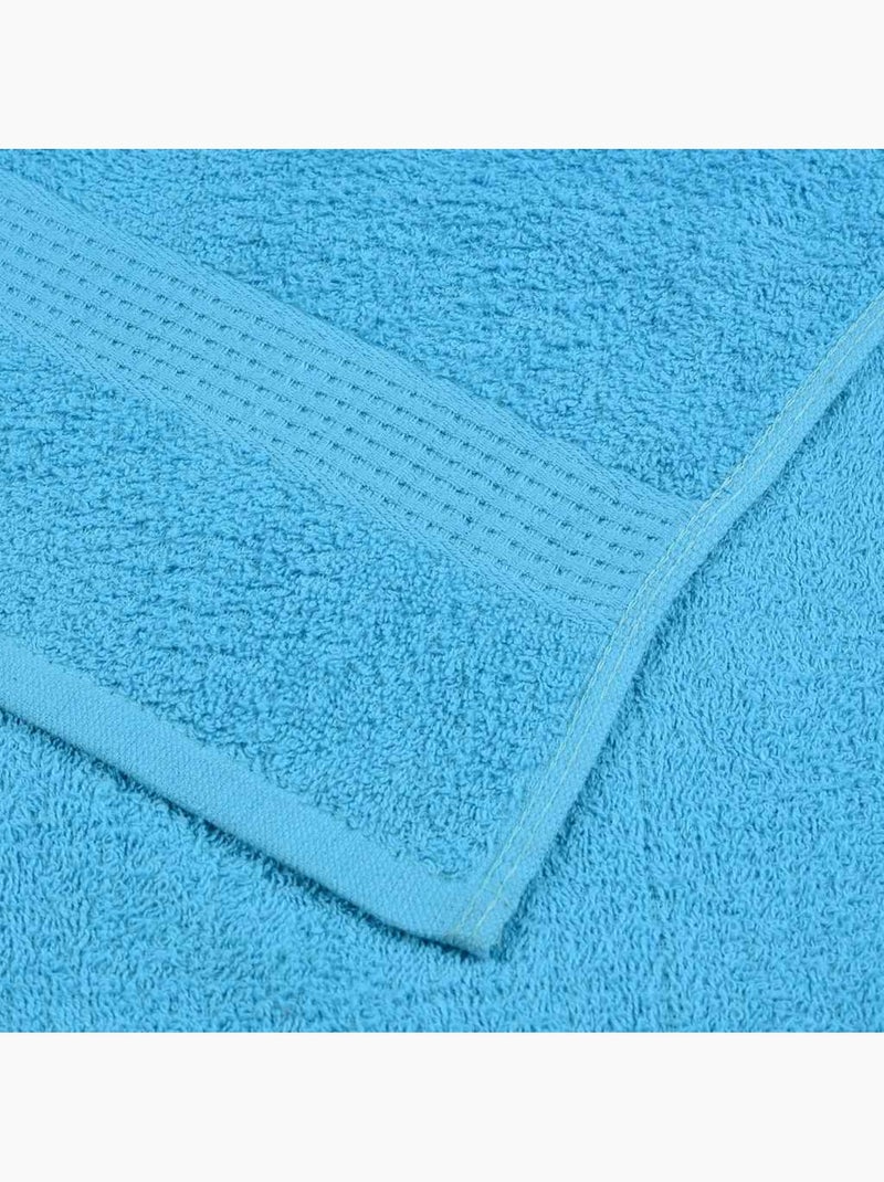 Lot de serviettes éponge coton 12 pcs frogn 360 g/m² - vidaxl Turquoise - Kiabi