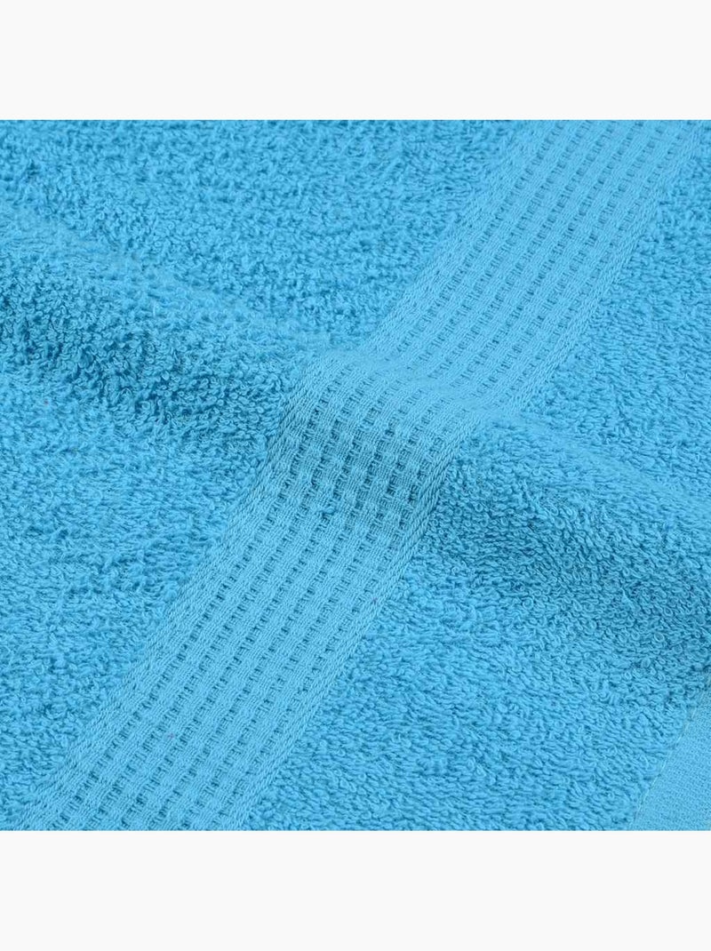 Lot de serviettes éponge coton 12 pcs frogn 360 g/m² - vidaxl Turquoise - Kiabi