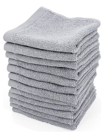 Lot de serviettes invité ALPHA 12 pièces