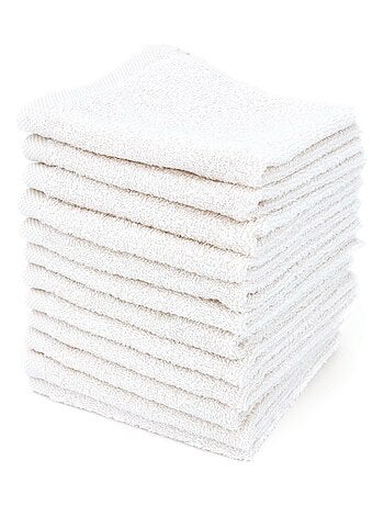 Lot de serviettes invité ALPHA 12 pièces