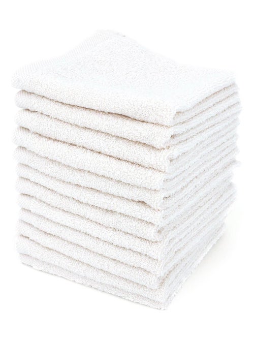 Lot de serviettes invité ALPHA 12 pièces - Kiabi