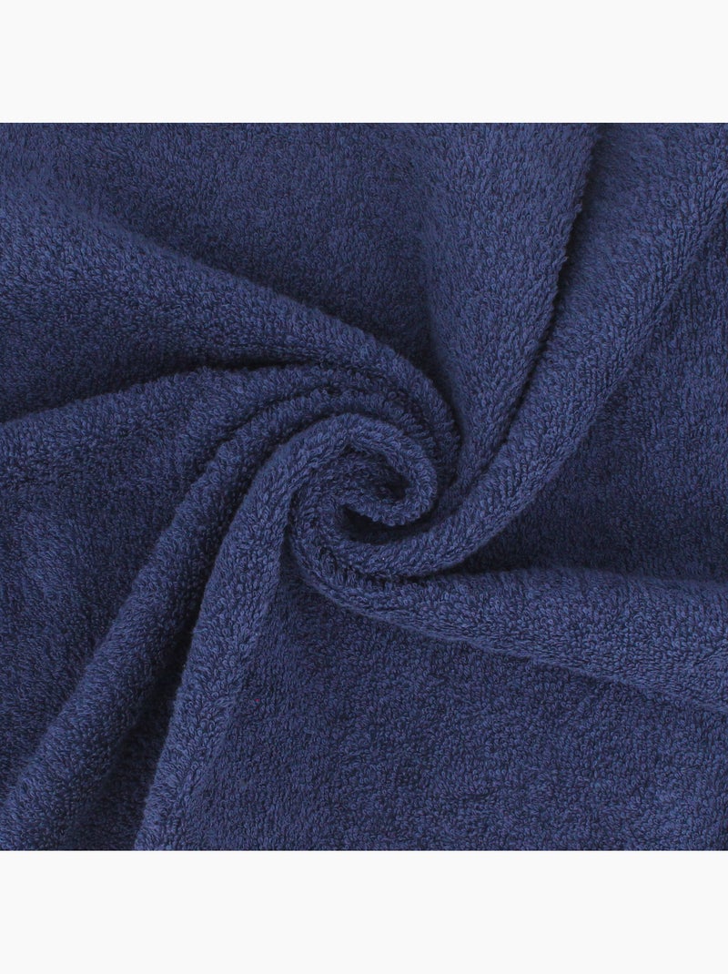 Lot de serviettes invité ALPHA 12 pièces Bleu marine - Kiabi