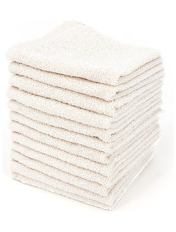 Lot de serviettes invité ALPHA 12 pièces