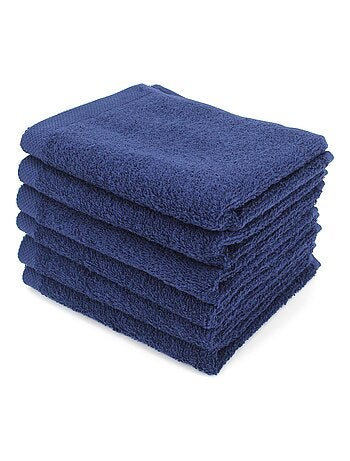 Lot de serviettes invité ALPHA 6 pièces