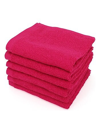 Lot de serviettes invité ALPHA 6 pièces