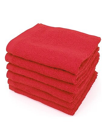 Lot de serviettes invité ALPHA 6 pièces