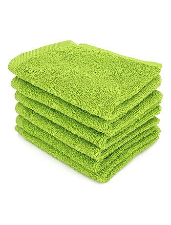 Lot de serviettes invité ALPHA 6 pièces