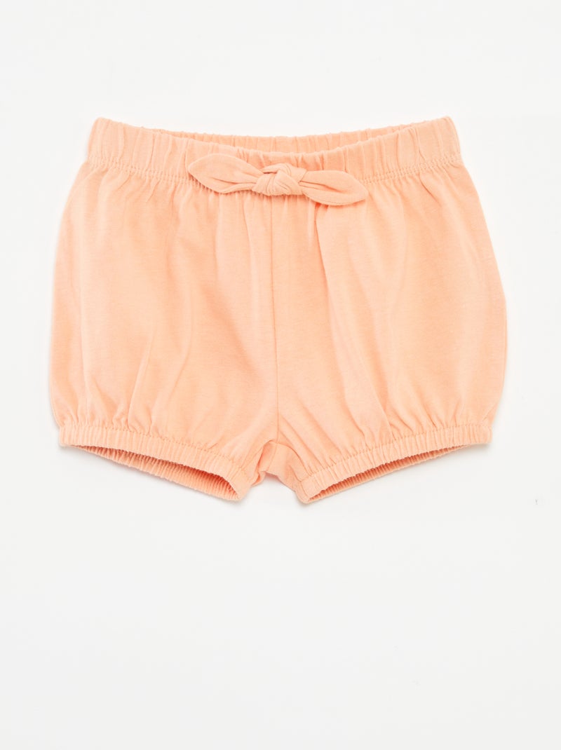 Lot de shorts avec nœuds - 2 pièces ORANGE - Kiabi