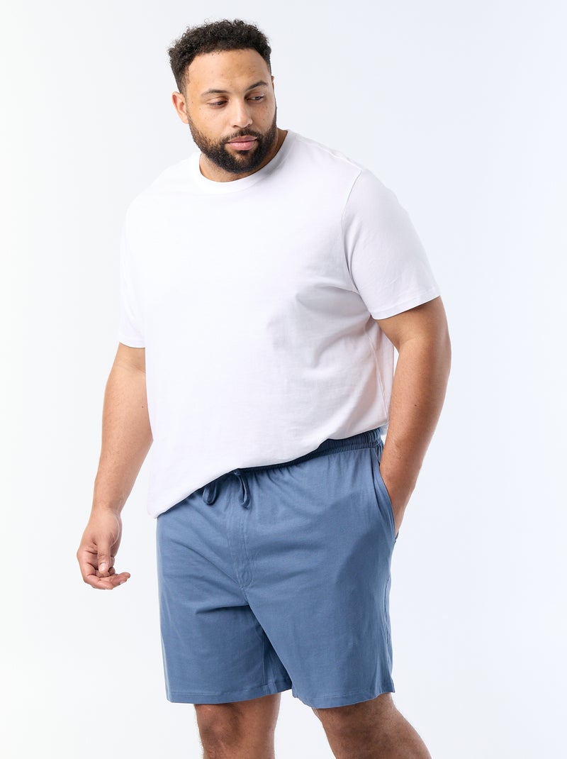Lot de shorts de nuit - 2 pièces Bleu - Kiabi