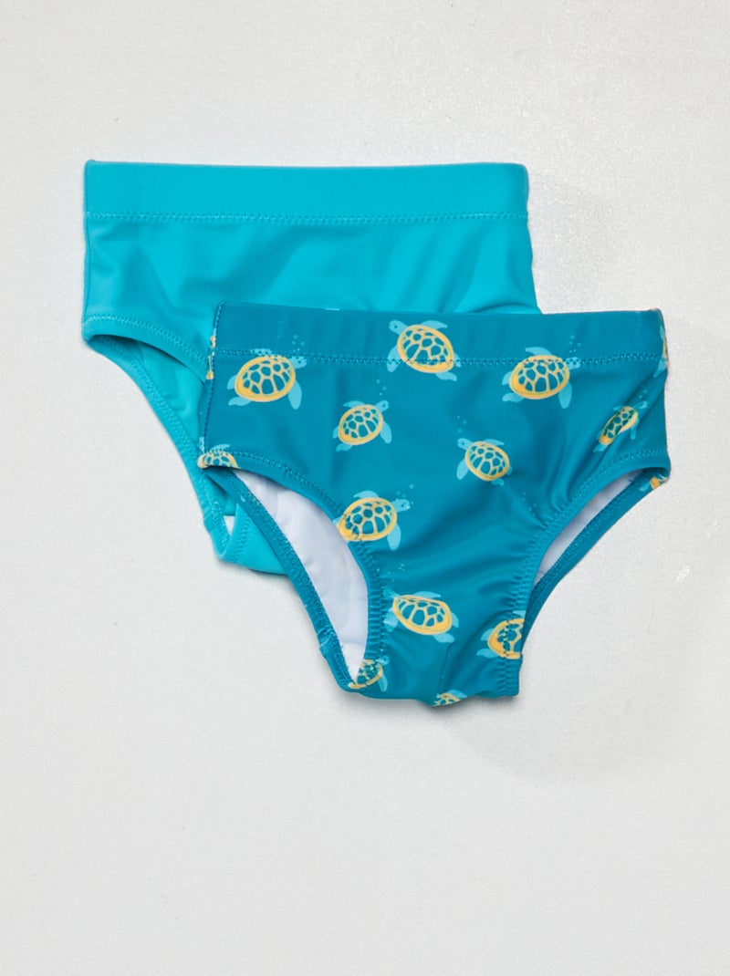 Lot de slip de bain Bleu - Kiabi