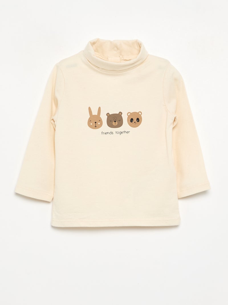 Lot de sous-pull - 2 pièces Beige - Kiabi
