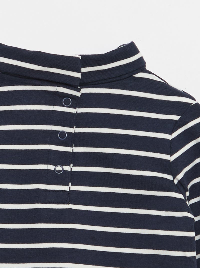 Lot de sous-pull à col montant - 2 pièces Bleu - Kiabi