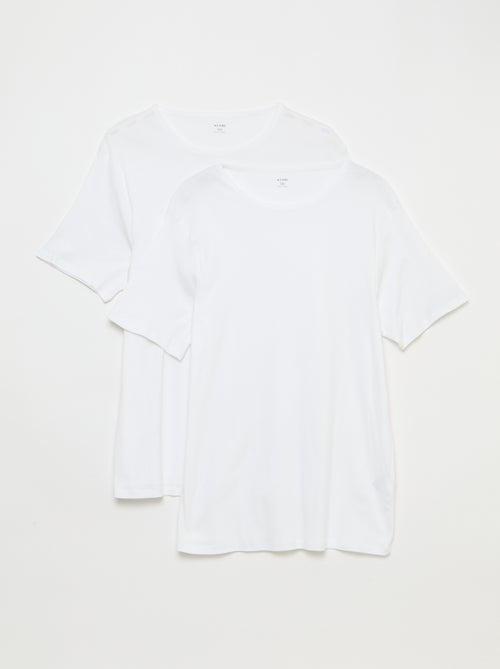 Lot de t-shirt en maille jersey - 2 pièces - Kiabi