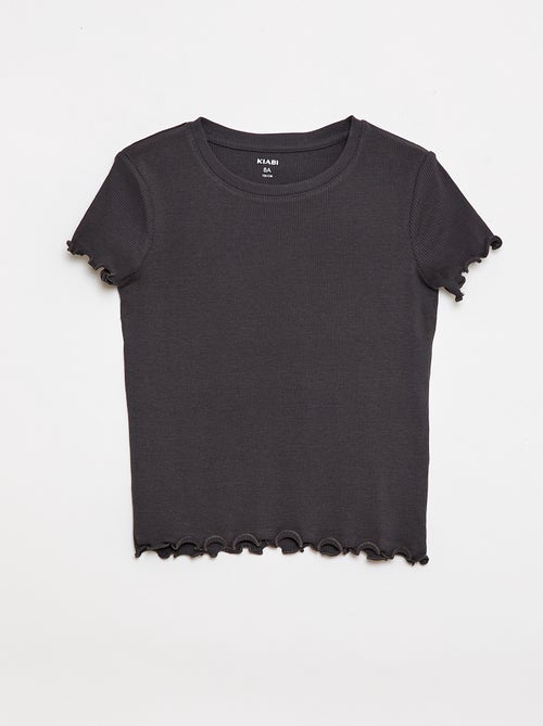 Lot de t-shirts côtelés - 2 pièces - Kiabi