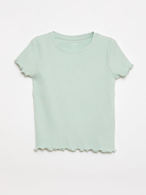 Lot de t-shirts côtelés - 2 pièces - Kiabi