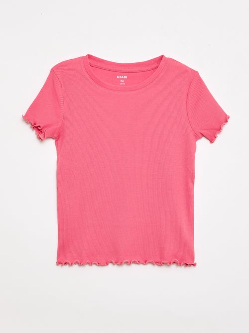 Lot de t-shirts côtelés - 2 pièces - Kiabi