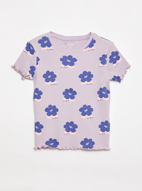 Lot de t-shirts côtelés - 2 pièces - Kiabi