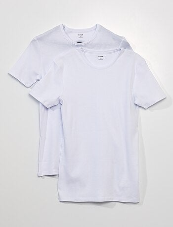 T-shirt Thermolactyl 'Damart' - blanc - Kiabi - 14.00€