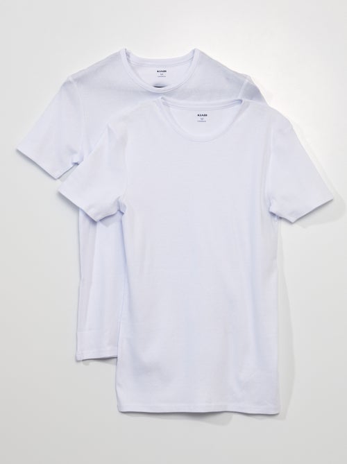 Lot de t-shirts unis - Kiabi