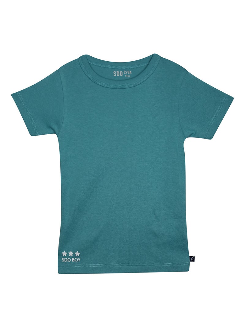 LOT DE TEE SHIRTS MOUSSA MANCHES COURTES ENFANT Vert - Kiabi