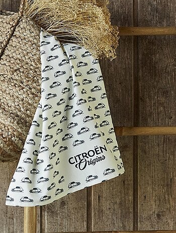 Lot de torchons imprimés en coton, Origins