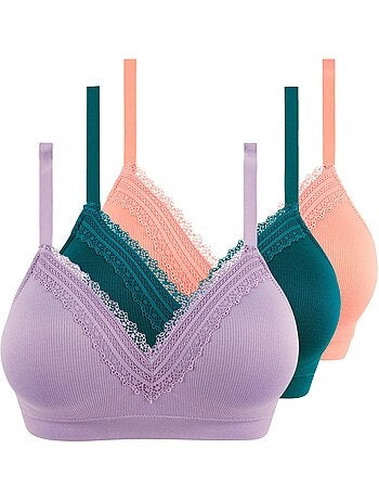 Lot de deux brassières agathe sans complexe lingerie