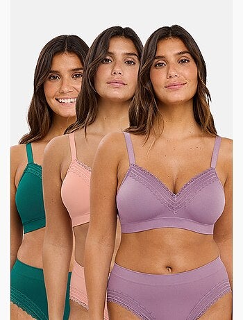 Lot de deux brassières agathe sans complexe lingerie