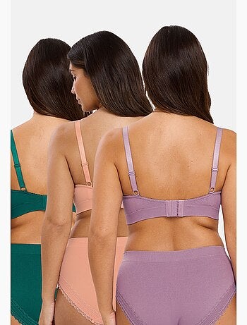 Lot de deux brassières agathe sans complexe lingerie