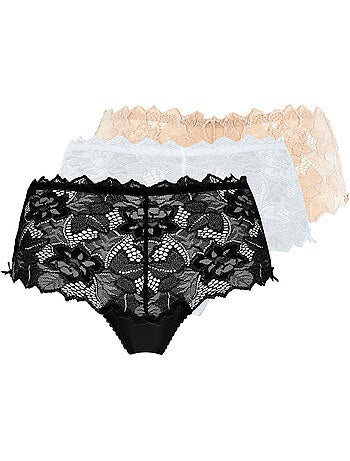 Lot de trois culottes arum sans complexe lingerie