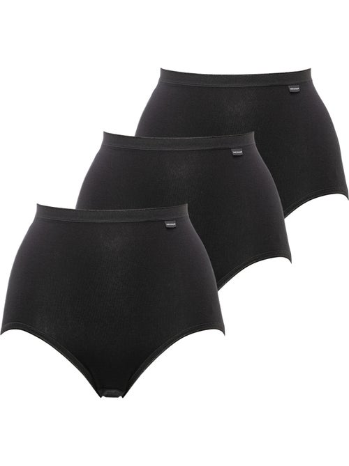 Lot de trois culottes simplement coton b sans complexe lingerie - Kiabi
