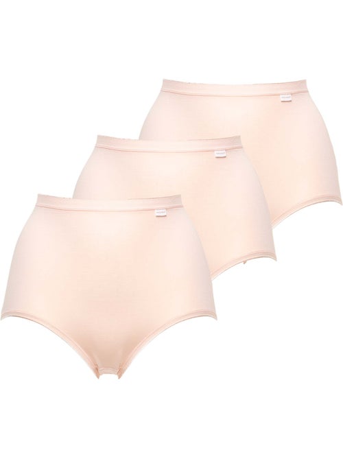 Lot de trois culottes simplement coton b sans complexe lingerie - Kiabi Lot de trois culottes simplement coton b sans complexe lingerie - Kiabi