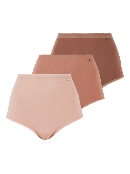 Lot de trois culottes Simplement Coton B Sans Complexe - Kiabi