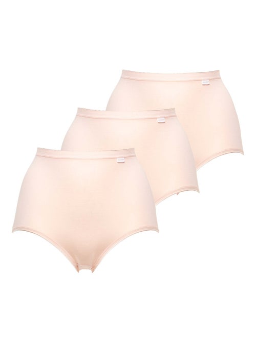 Lot de trois culottes Simplement Coton B Sans Complexe - Kiabi