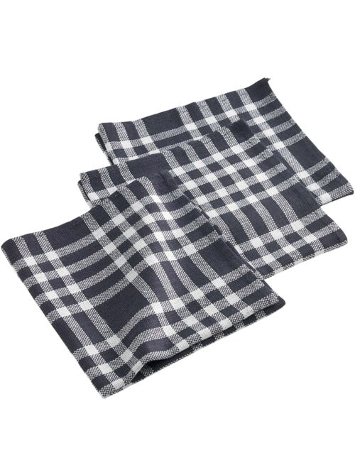 Lot de trois serviettes en coton Traditio - Kiabi