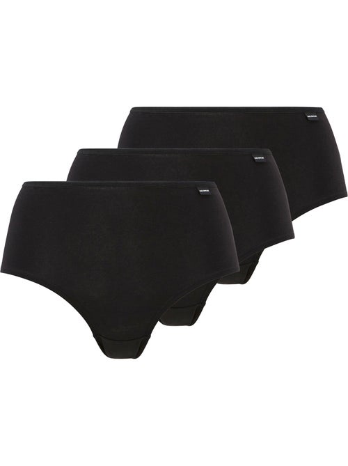 Lot de trois shorties simplement coton b sans complexe lingerie - Kiabi Lot de trois shorties simplement coton b sans complexe lingerie - Kiabi