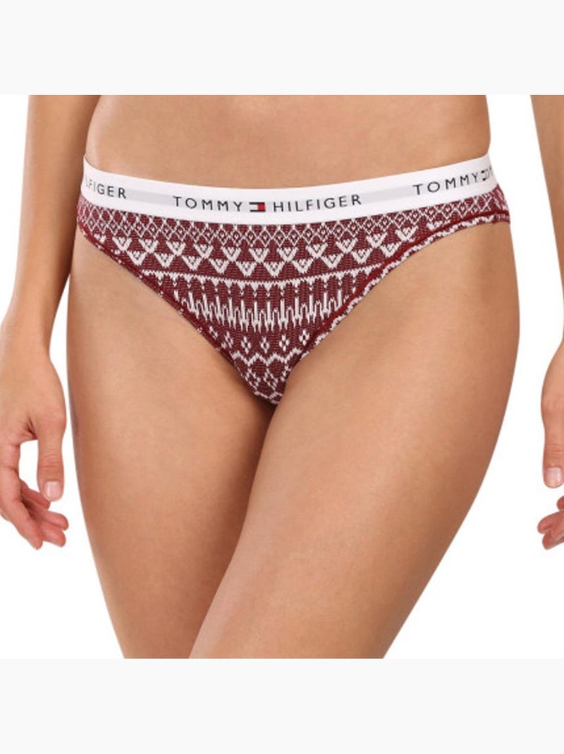 Lot de trois Slips Femme Tommy Hilfiger Gift Rouge - Kiabi