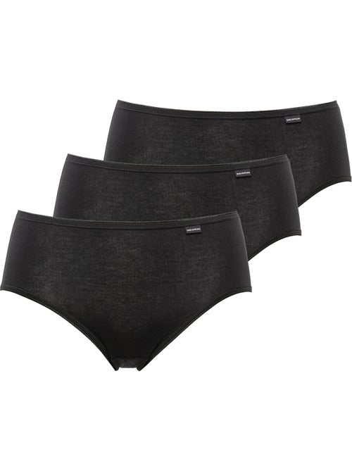 Lot de trois slips simplement coton b sans complexe lingerie - Kiabi