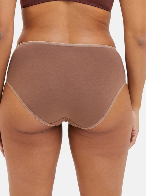 Lot de trois slips Simplement Coton B Sans Complexe - Kiabi