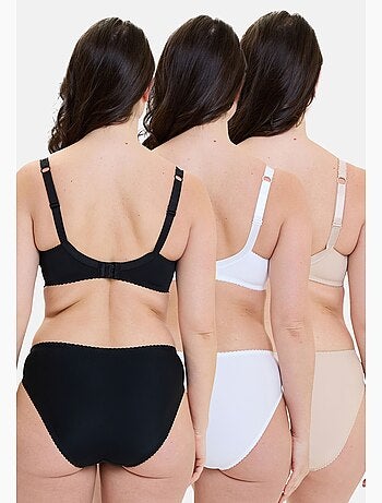 Lot de trois soutiens gorge arum sans complexe lingerie