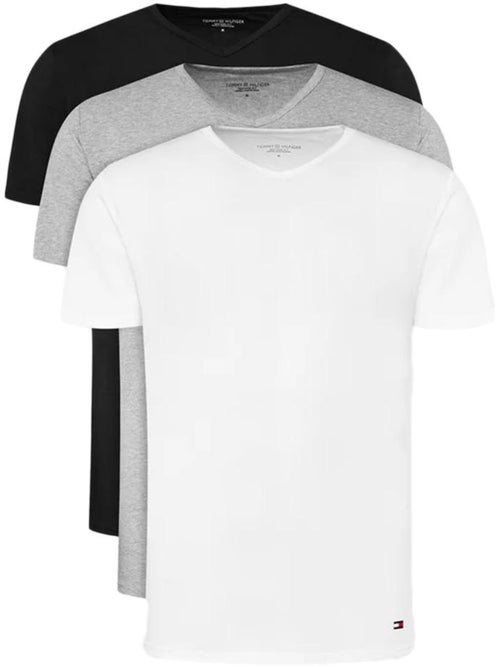 Lot de trois T-Shirt Homme Tommy Hilfiger - Kiabi Lot de trois T-Shirt Homme Tommy Hilfiger - Kiabi
