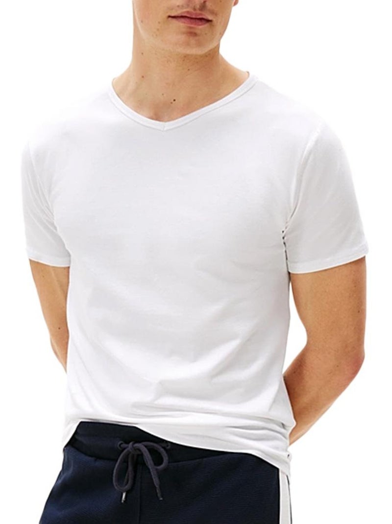 Lot de trois T-Shirt Homme Tommy Hilfiger Blanc - Kiabi