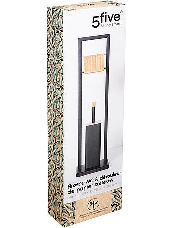 Lot dérouleur et brosse WC en bambou NATURÉO
