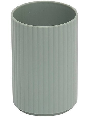 Lot distributeur de savon et gobelet strié ECO