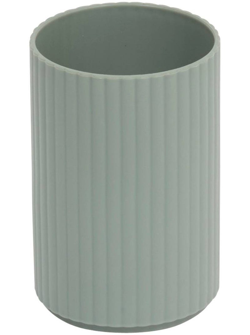 Lot distributeur de savon et gobelet strié ECO Vert - Kiabi
