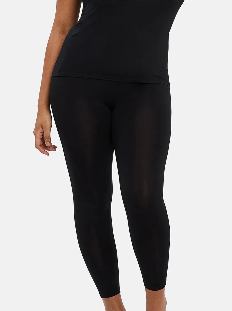 Lot D'un Legging + Debardeur Chill Sans Complexe Noir Noir - Kiabi