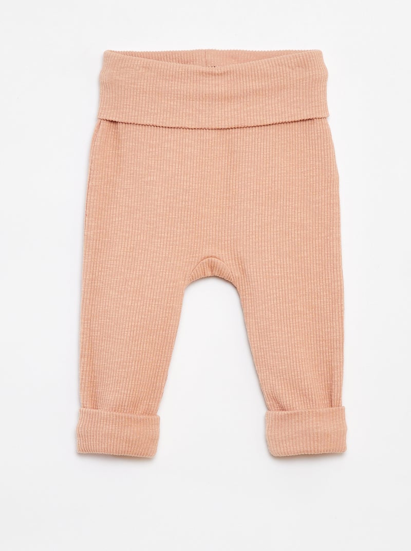 Lot legging côtelé + chaussettes - 2 pièces ROSE - Kiabi
