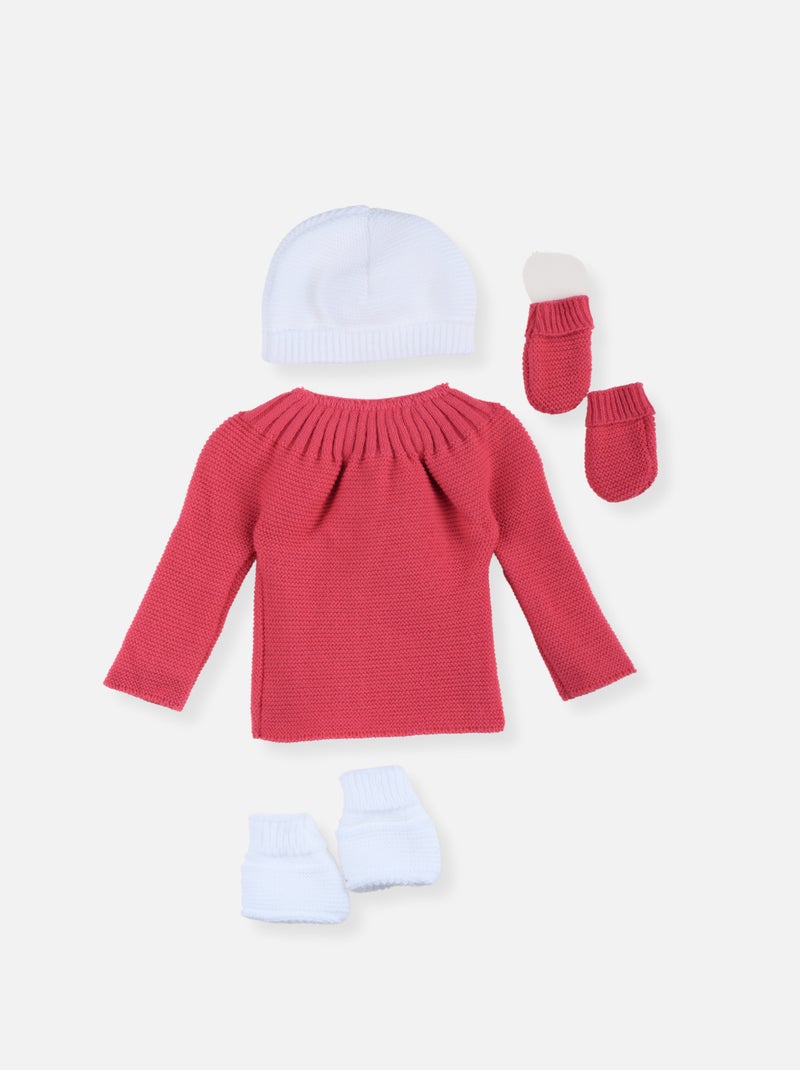 Lot Maternité - Couleurs Vives Blanc Rose - Kiabi