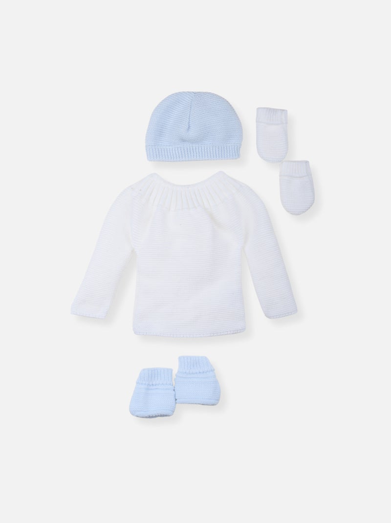 Lot Maternité Blanc Bleu - Kiabi